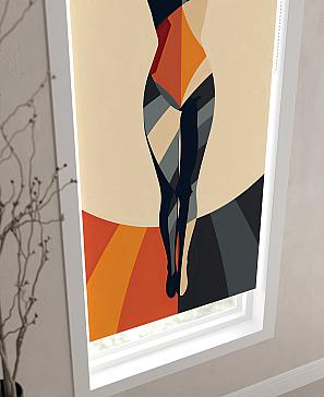 Рулонная штора «Нертонс - 132 - ширина 68 см» | фото 3