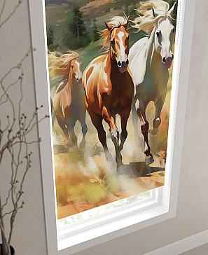 Рулонная штора «Нертонс - 162 - ширина 68 см» | фото 3