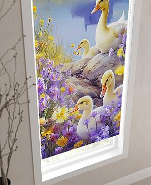 Рулонная штора «Нертонс - 165 - ширина 68 см»