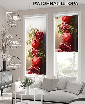 Рулонная штора «Нертонс - 171 - ширина 68 см» | фото