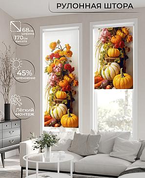 Рулонная штора «Нертонс - 173 - ширина 68 см» | фото