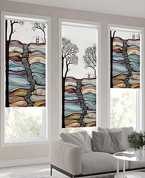 Рулонная штора «Нертонс - 178 - ширина 68 см»