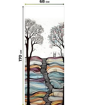 Рулонная штора «Нертонс - 178 - ширина 68 см»