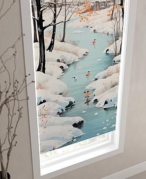 Рулонная штора «Нертонс - 181 - ширина 68 см» | фото 3