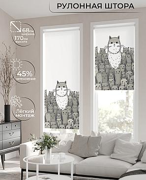 Рулонная штора «Нертонс - 182 - ширина 68 см» | фото