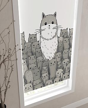 Рулонная штора «Нертонс - 182 - ширина 68 см» | фото 3