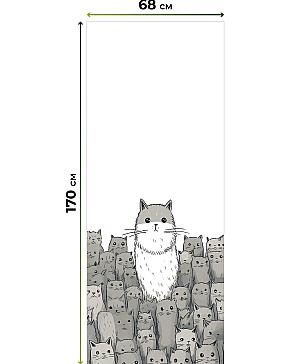 Рулонная штора «Нертонс - 182 - ширина 68 см»