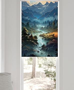 Рулонная штора  «Легроса - 558 - ширина 68 см»