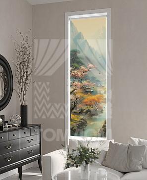 Рулонная штора «Ранфрик - 551 - ширина 47 см»