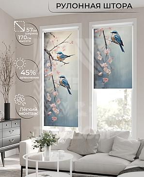 Рулонная штора «Ронлирт - 563 - ширина 57 см» | фото