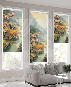 Рулонная штора «Клартис - 551 - ширина 62 см»