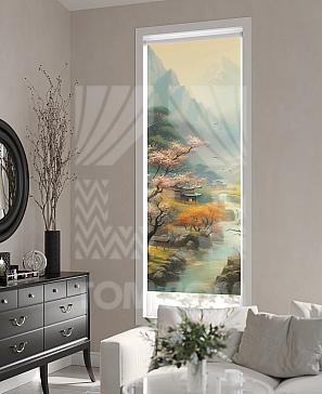 Рулонная штора «Клартис - 551 - ширина 62 см»