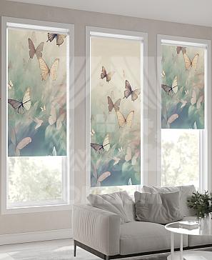 Рулонная штора «Клартис - 558 - ширина 62 см»