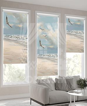 Рулонная штора «Клартис - 568 - ширина 62 см»