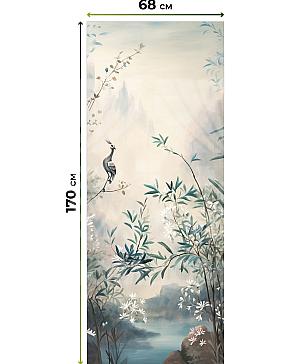 Рулонная штора «Лирикас - 553 - ширина 68 см»