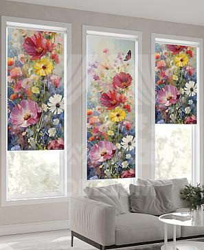 Рулонная штора «Лирикас - 565 - ширина 68 см»