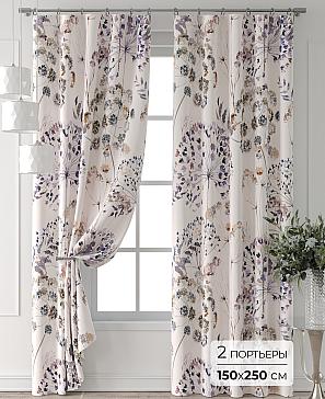 Комплект штор «Лейкери - 591 - 250 см» | фото