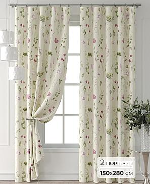 Комплект штор «Лейкери - 618 - 280 см» | фото