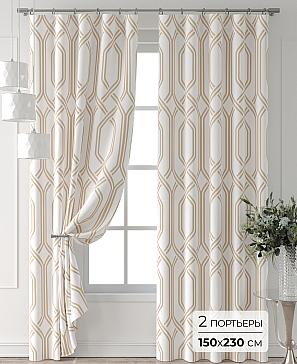 Комплект штор «Лейкери - 951 - 230 см» | фото