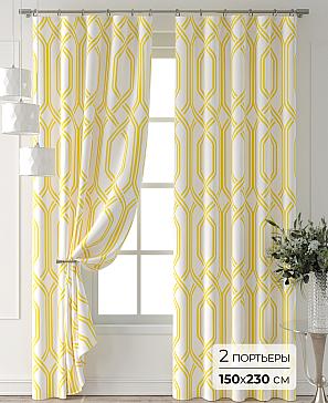 Комплект штор «Лейкери - 956 - 230 см» | фото