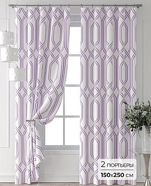 Комплект штор «Лейкери - 976 - 250 см» | фото