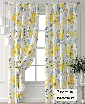 Комплект штор «Лейкери - 952 - 280 см» | фото