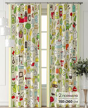 Комплект штор «Фриости - 40 - 260 см» | фото