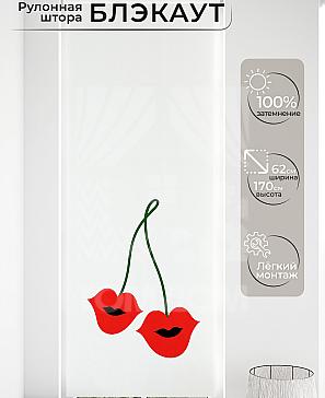 Рулонная штора «Малинет - 74 - ширина 62 см» | фото