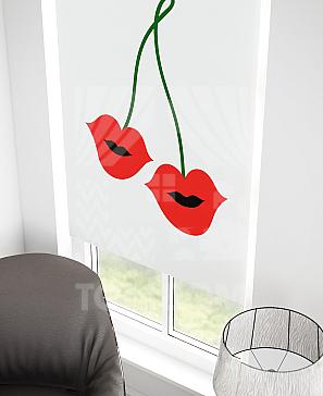 Рулонная штора «Малинет - 74 - ширина 62 см» | фото 3