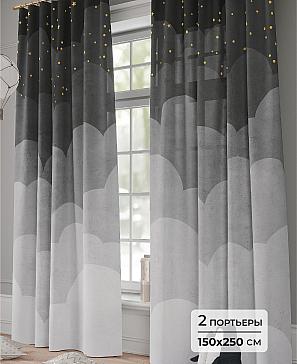 Комплект штор «Орласа (серый) - 250» | фото