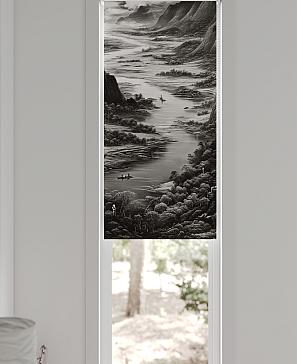 Рулонная штора «Ланетрикс - 640 - ширина 52 см»