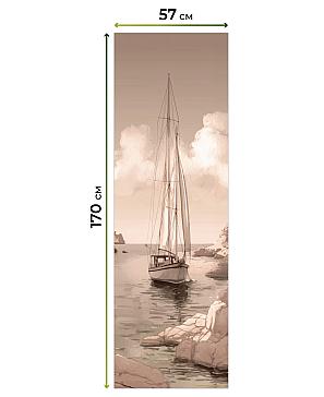 Рулонная штора «Лирстик - 584 - ширина 57 см»