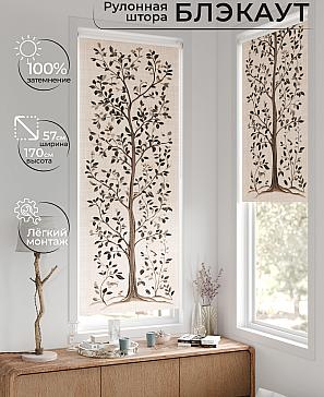 Рулонная штора «Лирстик - 623 - 57 см» | фото