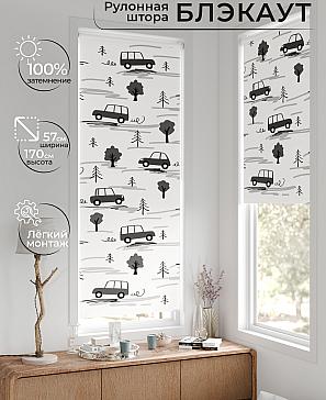 Рулонная штора «Лирстик - 647 - 57 см» | фото