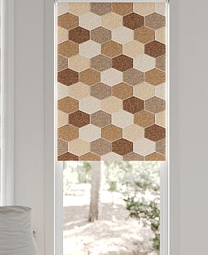 Рулонная штора «Лертонт - 590 - ширина 62 см»