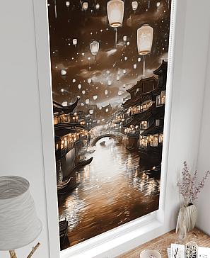 Рулонная штора «Лертонт - 611 - ширина 62 см»