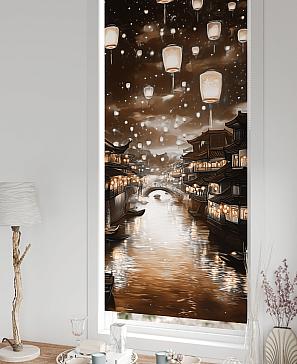 Рулонная штора «Лертонт - 611 - ширина 62 см»