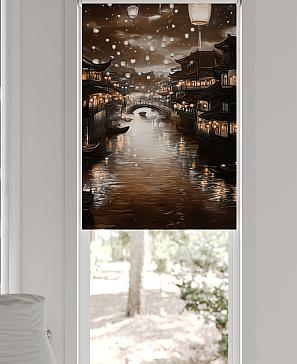 Рулонная штора «Лертонт - 611 - ширина 62 см»