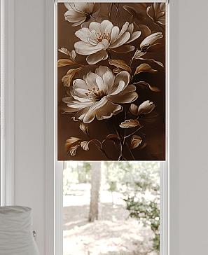 Рулонная штора «Лертонт - 614 - ширина 62 см»