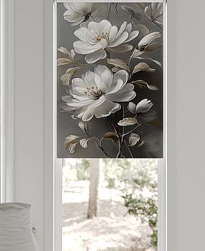 Рулонная штора «Лертонт - 650 - ширина 62 см»