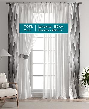 Тюль с декоративными подхватами «Лабрист - 209» | фото 3