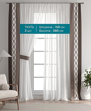 Тюль с декоративными подхватами «Лабрист - 233» | фото 3