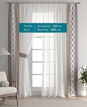 Тюль с декоративными подхватами «Лабрист - 234» | фото 3