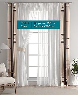 Тюль с декоративными подхватами «Лабрист - 252» | фото 3