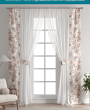 Тюль с декоративными подхватами «Лабрист - 253» | фото