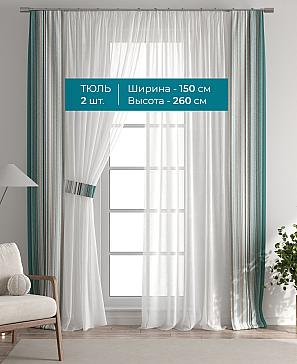 Тюль с декоративными подхватами «Лабрист - 256» | фото 3