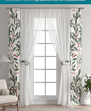 Тюль с декоративными подхватами «Лабрист - 311» | фото