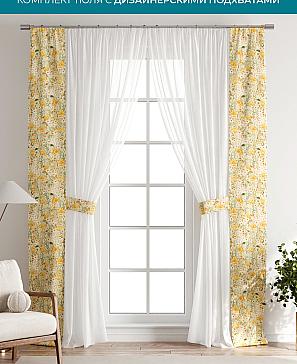 Тюль с декоративными подхватами «Лабрист - 122» | фото