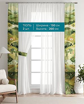 Тюль с декоративными подхватами «Лабрист - 151» | фото 3