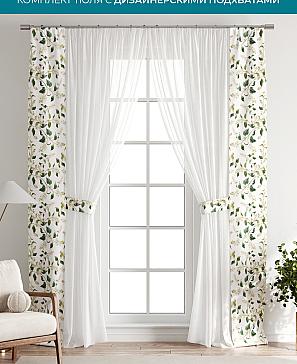 Тюль с декоративными подхватами «Лабрист - 159» | фото